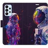 iSaprio Flip Case Neon Astronaut 02 for Samsung Galaxy A33 5G - Phone Case