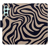 iSaprio Flip Case Zebra Black 02 for Samsung Galaxy A34 5G - Phone Case