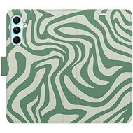 iSaprio Flip Case Zebra Green 02 for Samsung Galaxy A34 5G - Phone Case