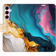 iSaprio Flip Case Colourful Marble for Samsung Galaxy A35 5G - Phone Case