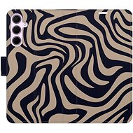 iSaprio Flip Case Zebra Black 02 for Samsung Galaxy A35 5G - Phone Case
