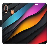 iSaprio Flip case Color Waves for Samsung Galaxy A40 - Phone Case