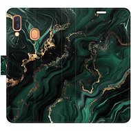iSaprio Flip case Emerald 02 for Samsung Galaxy A40 - Phone Case