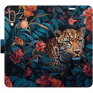 iSaprio Flip Case Flower Jaguar 02 for Samsung Galaxy A40 - Phone Case