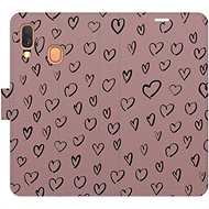 iSaprio Flip case Heart Dark 02 for Samsung Galaxy A40 - Phone Case
