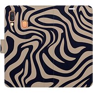 iSaprio Flip Case Zebra Black 02 for Samsung Galaxy A40 - Phone Case