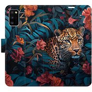 iSaprio Flip Case Flower Jaguar 02 for Samsung Galaxy A41 - Phone Case