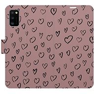 iSaprio Flip case Heart Dark 02 for Samsung Galaxy A41 - Phone Case