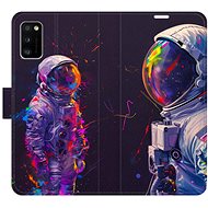 iSaprio Flip Case Neon Astronaut 02 for Samsung Galaxy A41 - Phone Case