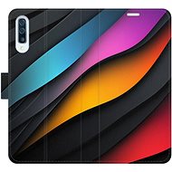 iSaprio Flip Case Color Waves for Samsung Galaxy A50 - Phone Case
