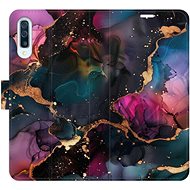 iSaprio Flip Case Dark Marble for Samsung Galaxy A50 - Phone Case
