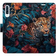 iSaprio Flip Case Flower Jaguar 02 for Samsung Galaxy A50 - Phone Case