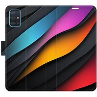 iSaprio Flip Case Color Waves for Samsung Galaxy A51 - Phone Case