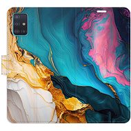 iSaprio Flip Case Colourful Marble for Samsung Galaxy A51 - Phone Case