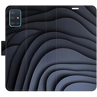 iSaprio Flip case Dark Waves for Samsung Galaxy A51 - Phone Case