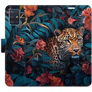 iSaprio Flip Case Flower Jaguar 02 for Samsung Galaxy A51 - Phone Case