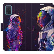 iSaprio Flip Case Neon Astronaut 02 for Samsung Galaxy A51 - Phone Case