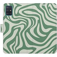 iSaprio Flip Case Zebra Green 02 for Samsung Galaxy A51 - Phone Case