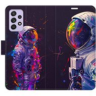 iSaprio Flip Case Neon Astronaut 02 for Samsung Galaxy A52 / A52 5G / A52s - Phone Case