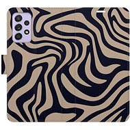 iSaprio Flip Case Zebra Black 02 for Samsung Galaxy A52 / A52 5G / A52s - Phone Case