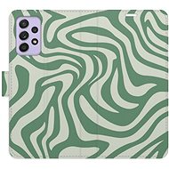 iSaprio Flip Case Zebra Green 02 for Samsung Galaxy A52 / A52 5G / A52s - Phone Case