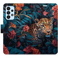 iSaprio Flip Case Flower Jaguar 02 for Samsung Galaxy A53 5G - Phone Case