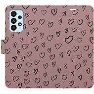 iSaprio Flip case Heart Dark 02 for Samsung Galaxy A53 5G - Phone Case
