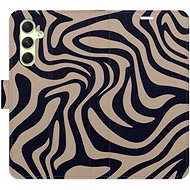 iSaprio Flip Case Zebra Black 02 for Samsung Galaxy A54 5G - Phone Case