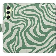iSaprio Flip Case Zebra Green 02 for Samsung Galaxy A54 5G - Phone Case