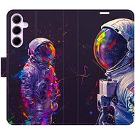 iSaprio Flip Case Neon Astronaut 02 for Samsung Galaxy A55 5G - Phone Case
