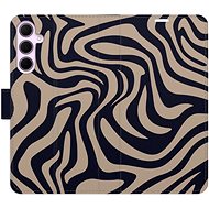 iSaprio Flip Case Zebra Black 02 for Samsung Galaxy A55 5G - Phone Case