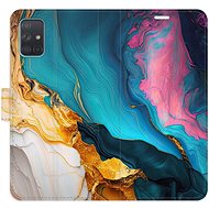 iSaprio Flip Case Colourful Marble for Samsung Galaxy A71 - Phone Case