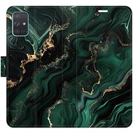 iSaprio Flip case Emerald 02 for Samsung Galaxy A71 - Phone Case