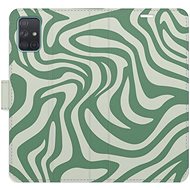 iSaprio Flip Case Zebra Green 02 for Samsung Galaxy A71 - Phone Case