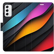 iSaprio Flip Case Color Waves for Samsung Galaxy M52 5G - Phone Case
