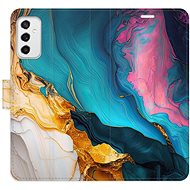 iSaprio Flip Case Colourful Marble for Samsung Galaxy M52 5G - Phone Case