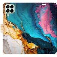 iSaprio Flip Case Colourful Marble for Samsung Galaxy M53 5G - Phone Case