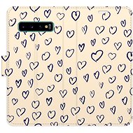 iSaprio Flip case Heart Light 02 for Samsung Galaxy S10 - Phone Case