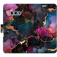 iSaprio Flip case Dark Marble for Samsung Galaxy S10e - Phone Case