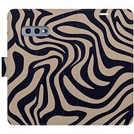 iSaprio Flip Case Zebra Black 02 for Samsung Galaxy S10e - Phone Case