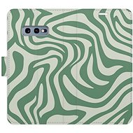 iSaprio Flip Case Zebra Green 02 for Samsung Galaxy S10e - Phone Case