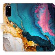 iSaprio Flip Case Colourful Marble for Samsung Galaxy S20 - Phone Case