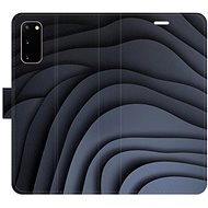 iSaprio Flip case Dark Waves for Samsung Galaxy S20 - Phone Case