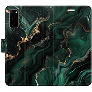 iSaprio Flip Case Emerald 02 for Samsung Galaxy S20 - Phone Case