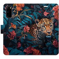 iSaprio Flip Case Flower Jaguar 02 for Samsung Galaxy S20 - Phone Case