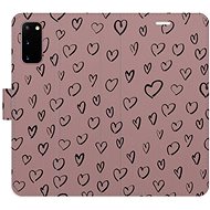 iSaprio Flip case Heart Dark 02 for Samsung Galaxy S20 - Phone Case