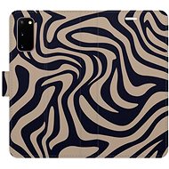 iSaprio Flip Case Zebra Black 02 for Samsung Galaxy S20 - Phone Case