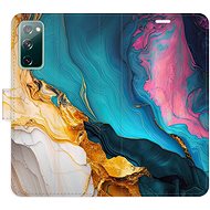iSaprio Flip Case Colourful Marble for Samsung Galaxy S20 FE - Phone Case