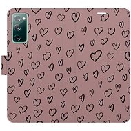 iSaprio Flip case Heart Dark 02 for Samsung Galaxy S20 FE - Phone Case