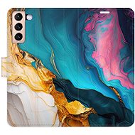 iSaprio Flip Case Colourful Marble for Samsung Galaxy S21 - Phone Case